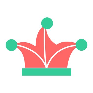 taç simgesi vektör illüstrasyonu