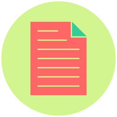 Not al. Web simgesi basit tasarım