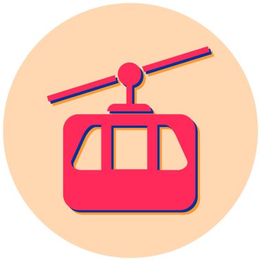 tren. Web simgesi basit illüstrasyon