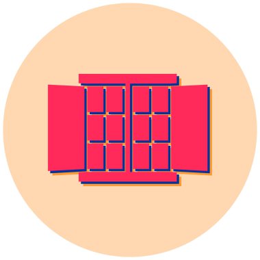 Pencere simge vektör çizim