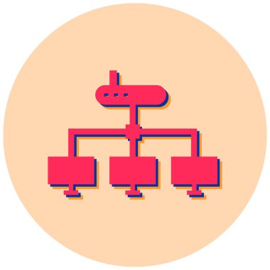 ağ paylaşımı. Basit resimleme