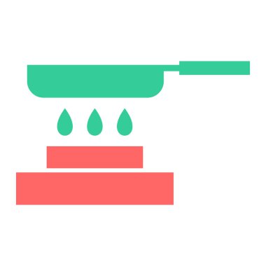 Yemek ikonu. Beyaz arkaplanda izole edilmiş web tasarımı için duş fırçası vektör simgelerinin basit çizimi