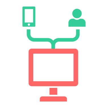 ağ paylaşım simgesi çizimi