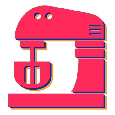 Çizgi film öğütücüsünün vektör çizimi