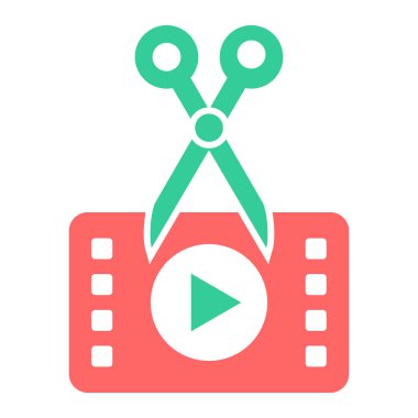 Film simge vektör çizim