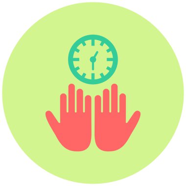 Namaz vakti. Web simgesi basit illüstrasyon