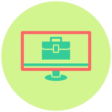 seo modern simgesinin vektör illüstrasyonu