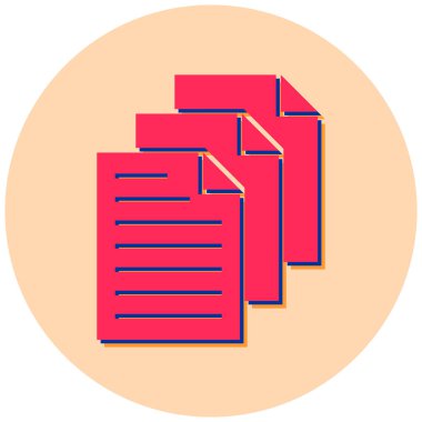 dosya belgesi. Basit resimleme