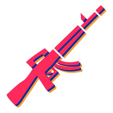 Silah simgesinin vektör illüstrasyonu