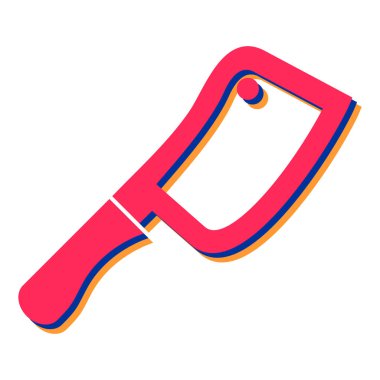 Mutfak bıçağı ikonu. vektör illüstrasyonu