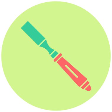 Keski simgesinin vektör illüstrasyonu