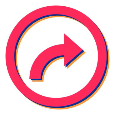 ok simgesi vektör illüstrasyonu