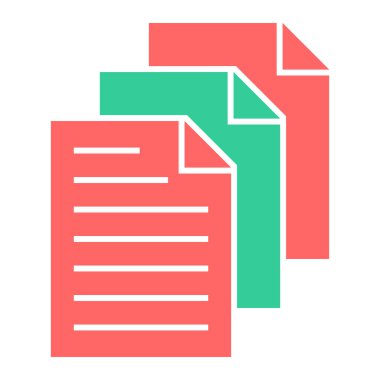 dosya biçimi simgesi, vektör illüstrasyonu