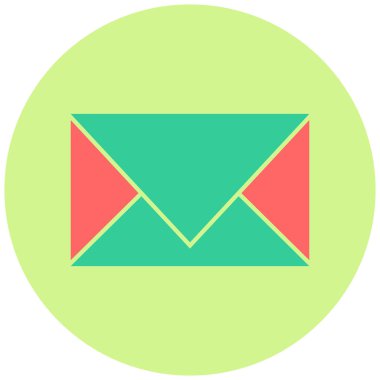 zarf simgesi vektör illüstrasyonu