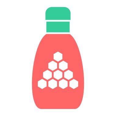 bal şişesi. Basit resimleme