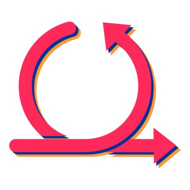 ok simgesi vektör illüstrasyonu