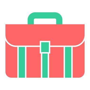 Çanta. Web simgesi basit tasarım