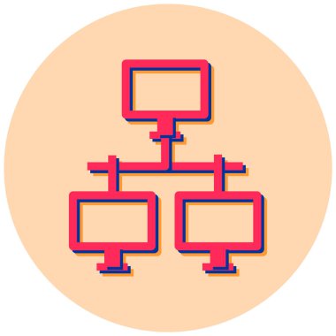 ağ paylaşımı. Basit resimleme