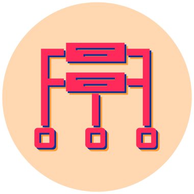 seo modern simgesinin vektör illüstrasyonu