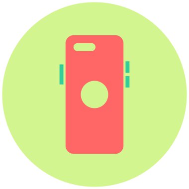 Telefon Davası simgesi, vektör illüstrasyonu