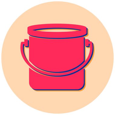 Kova. Web simgesi basit tasarım