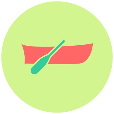 Tekne simgesinin vektör illüstrasyonu