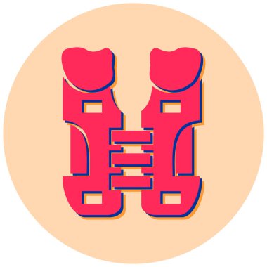 Dalış. Web simgesi basit illüstrasyon