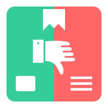 Elinde kurdeleyle bir kağıt tutuyor.