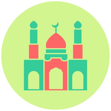 Cami. Web simgesi basit tasarım