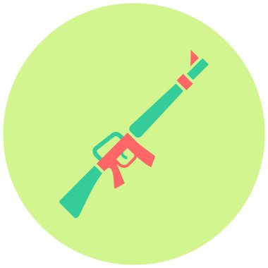 Bir silah simgesinin vektör illüstrasyonu