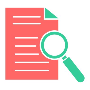 Arama simgesi vektör illüstrasyonu