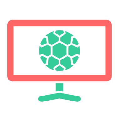 Top. Web simgesi basit illüstrasyon