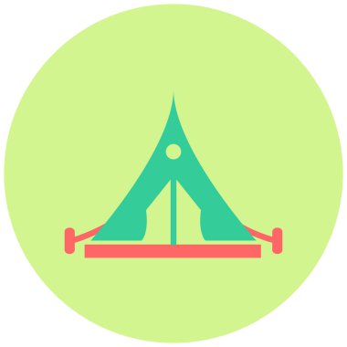 Sığınma simgesi vektör illüstrasyonu