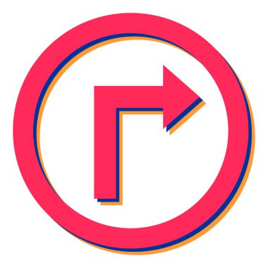 ok simgesi vektör illüstrasyonu