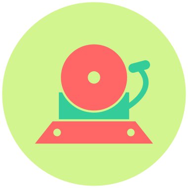 Saat simgesi. vektör illüstrasyonu