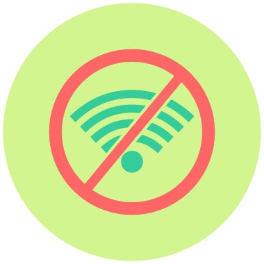 Sinyal yok. Basit illüstrasyon