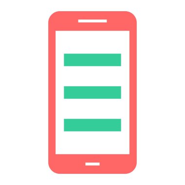 telefon simgesi, vektör illüstrasyonu basit tasarım 