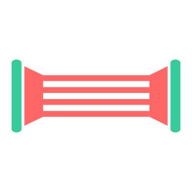 Bir spot ışığı simgesinin vektör illüstrasyonu