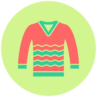 Süveter. Web simgesi basit illüstrasyon