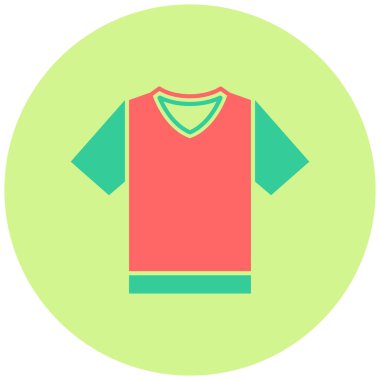 Jersey futbolu, vektör illüstrasyonu