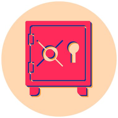 Dolap. Web simgesi basit illüstrasyon