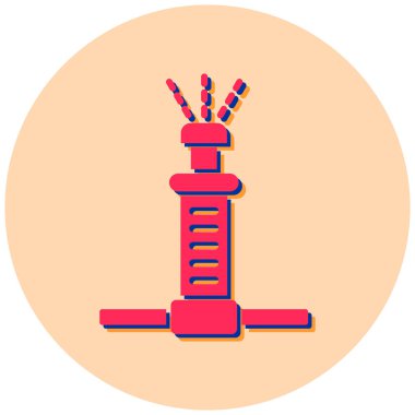 Modern simgenin vektör illüstrasyonu