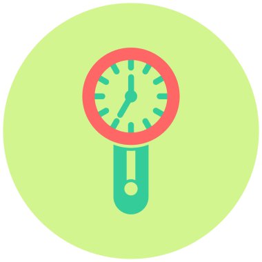 Klasik saat. Web simgesi basit tasarım