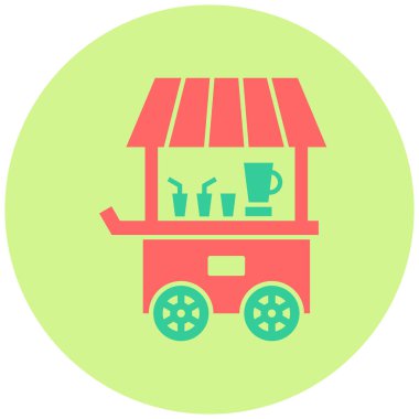 Yemek arabası. Basit tasarım