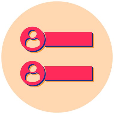 Düz tasarım simgesinin vektör illüstrasyonu