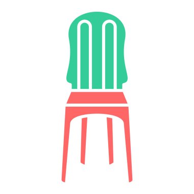 Bir tenis topu ikonunun vektör çizimi