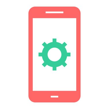 cep telefonu vektör simgesi