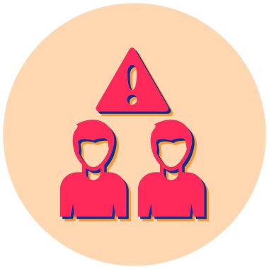 kullanıcı. Web simgesi basit illüstrasyon