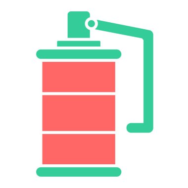 Su şişesi ikonu. Web için bira karıştırıcı vektör simgelerinin özet çizimi