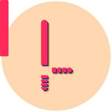 Yarasa. Basit düz vektör resimlemesi